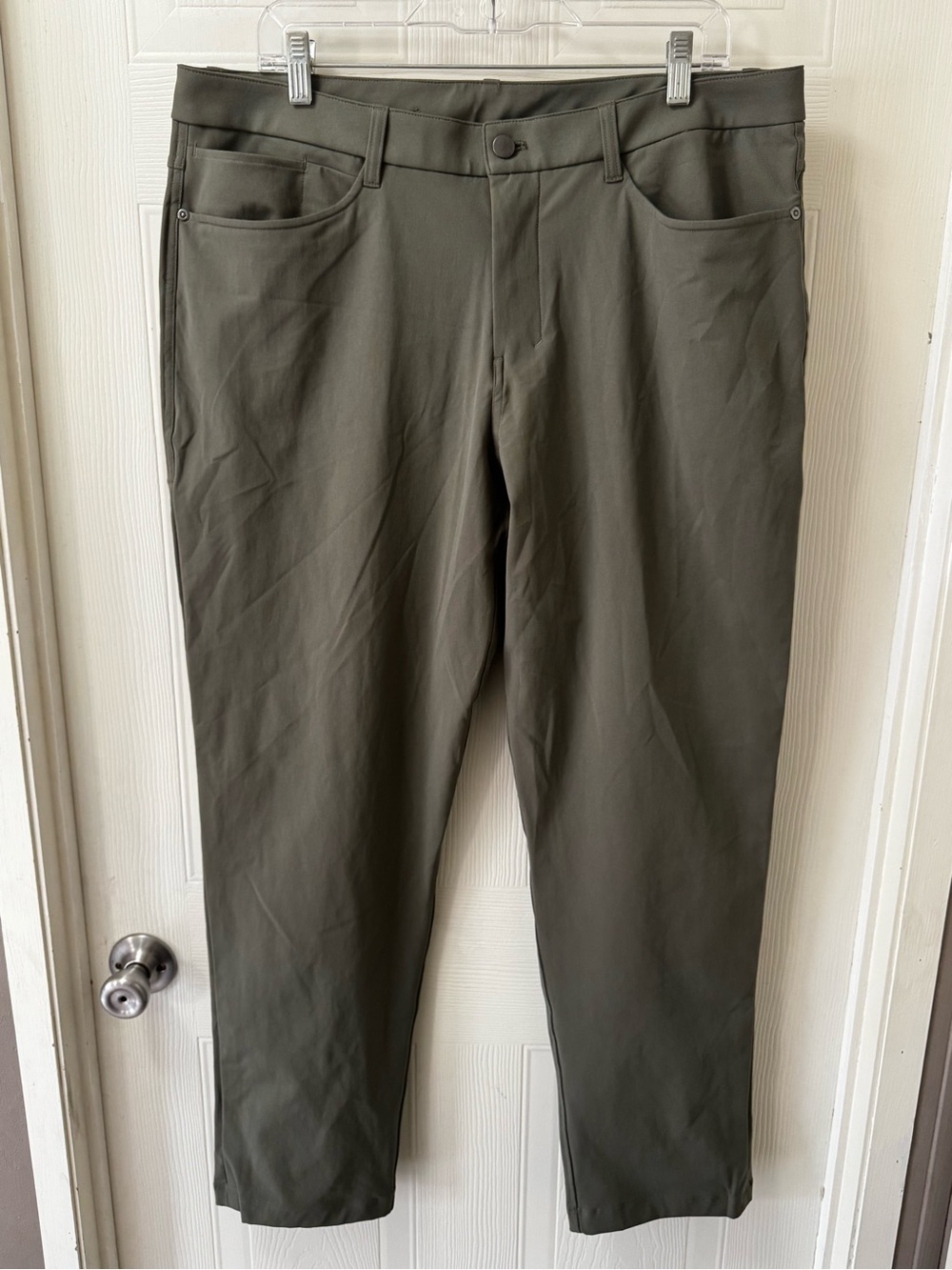 lululemon athletica Olive Green Stretch Chinos